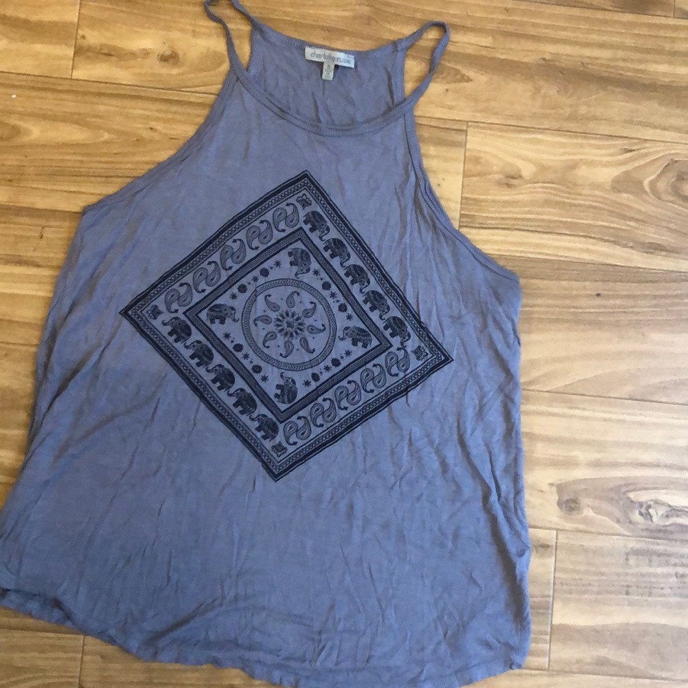 Purple tank top